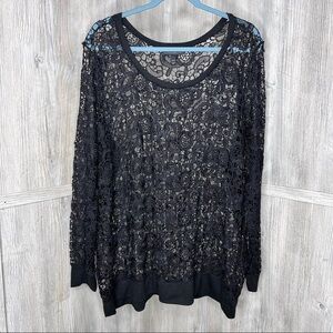 Lane Bryant Crochet Tunic